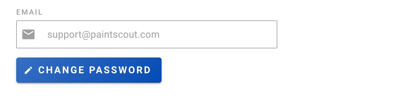 Screenshot showing the Change Password button in profile settings